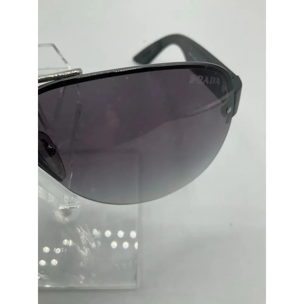 PRADA Sunglasses, SPS 55Y Matte Black/Silver